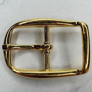 Vintage Gold Tone Simple Basic Belt Buckle for up to 1 Inch Belt